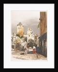 Picturesque Architecture in Paris, Ghent, Antwerp, Rouen, Etc.: Tour de Remy, Dieppe, 1839 by Thomas Shotter Boys
