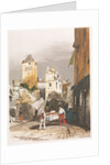 Picturesque Architecture in Paris, Ghent, Antwerp, Rouen, Etc.: Tour de Remy, Dieppe, 1839 by Thomas Shotter Boys