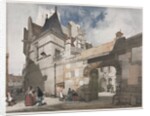Picturesque Architecture in Paris, Ghent, Antwerp, Rouen: Hôtel de Cluny, Paris, 1839 by Thomas Shotter Boys