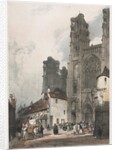 Picturesque Architecture in Paris, Ghent, Antwerp, Rouen: Laon, France, 1839 by Thomas Shotter Boys