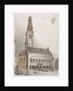 Picturesque Architecture in Paris, Ghent, Antwerp, Rouen: LHôtel de Ville, Arras, France, 1839 by Thomas Shotter Boys