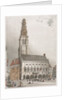 Picturesque Architecture in Paris, Ghent, Antwerp, Rouen: LHôtel de Ville, Arras, France, 1839 by Thomas Shotter Boys