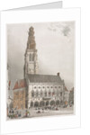 Picturesque Architecture in Paris, Ghent, Antwerp, Rouen: LHôtel de Ville, Arras, France, 1839 by Thomas Shotter Boys