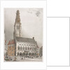 Picturesque Architecture in Paris, Ghent, Antwerp, Rouen: LHôtel de Ville, Arras, France, 1839 by Thomas Shotter Boys