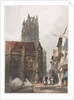 Picturesque Architecture in Paris, Ghent, Antwerp, Rouen: St. Laurent, Rouen, France, 1839 by Thomas Shotter Boys