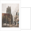 Picturesque Architecture in Paris, Ghent, Antwerp, Rouen: St. Laurent, Rouen, France, 1839 by Thomas Shotter Boys