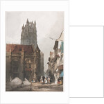 Picturesque Architecture in Paris, Ghent, Antwerp, Rouen: St. Laurent, Rouen, France, 1839 by Thomas Shotter Boys