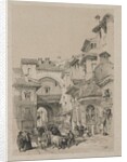 Picturesque Sketches in Spain: Gate of the Vivarrambla, Granada, 1837 by Thomas Shotter Boys