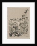Picturesque Sketches in Spain: Gate of the Vivarrambla, Granada, 1837 by Thomas Shotter Boys