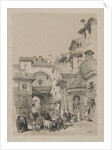 Picturesque Sketches in Spain: Gate of the Vivarrambla, Granada, 1837 by Thomas Shotter Boys