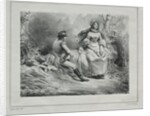 Picturesque Views of Scotland: Waverly and Miss Flora, 1825-1828 by Eugène Louis Lami