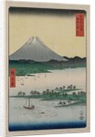 Pine Groves of Miho in Suruga, from the series Thirty-six Views of Mount Fuji, 1858 by Utagawa Hiroshige