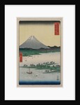 Pine Groves of Miho in Suruga, from the series Thirty-six Views of Mount Fuji, 1858 by Utagawa Hiroshige
