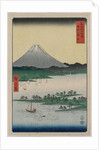 Pine Groves of Miho in Suruga, from the series Thirty-six Views of Mount Fuji, 1858 by Utagawa Hiroshige