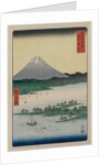 Pine Groves of Miho in Suruga, from the series Thirty-six Views of Mount Fuji, 1858 by Utagawa Hiroshige