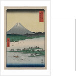 Pine Groves of Miho in Suruga, from the series Thirty-six Views of Mount Fuji, 1858 by Utagawa Hiroshige