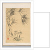 Pine Tree and Fungus, 19th century by Tsubaki Chinzan