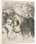 Pinning the Hat, 1897 by Pierre-Auguste Renoir