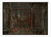 Pontifical Ceremony in SS. Giovanni e Paolo, Venice, 1782, c. 1783 by Francesco Guardi