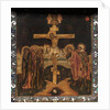 Portable Triptych Icon: The Crucifixion, 1600s by Unknown
