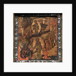 Portable Triptych Icon: The Resurrection and Anastasis, 1600s by Unknown