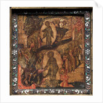 Portable Triptych Icon: The Resurrection and Anastasis, 1600s by Unknown