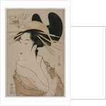 Portrait of a Courtesan Holding a Pipe…, mid 1790s by Ch?bunsai Eishi