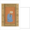 Portrait of a kneeling holy man, from the Prince Salim Album, c. 1556-60; border c. 1602 by Mir Sayyid Ali (attributed to)