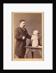 Portrait of a Man and His Dog, c. 1880 by Pascal Sébah