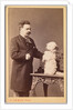 Portrait of a Man and His Dog, c. 1880 by Pascal Sébah