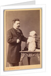 Portrait of a Man and His Dog, c. 1880 by Pascal Sébah