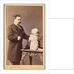 Portrait of a Man and His Dog, c. 1880 by Pascal Sébah