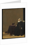 Portrait of a Woman with a Dog, c. 1635 by Hendrik Gerritsz. Pot