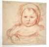 Portrait of an Infant, 1800s-1900s by Henri Cros