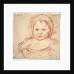 Portrait of an Infant, 1800s-1900s by Henri Cros