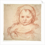 Portrait of an Infant, 1800s-1900s by Henri Cros