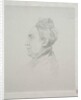 Portrait of Madame Kemp in Profile by Alphonse Legros