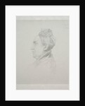 Portrait of Madame Kemp in Profile by Alphonse Legros