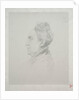 Portrait of Madame Kemp in Profile by Alphonse Legros