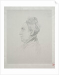 Portrait of Madame Kemp in Profile by Alphonse Legros