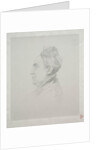 Portrait of Madame Kemp in Profile by Alphonse Legros