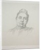 Portrait of Madame Kemp, Front View by Alphonse Legros