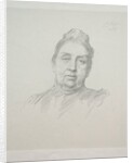 Portrait of Madame Kemp, Front View by Alphonse Legros