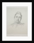 Portrait of Madame Kemp, Front View by Alphonse Legros