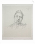 Portrait of Madame Kemp, Front View by Alphonse Legros