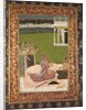 Portrait of Maharaja Savant Singh with Consort, Bani Thani, mid-1700s by Nihal Chand (attributed to)