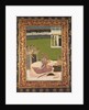 Portrait of Maharaja Savant Singh with Consort, Bani Thani, mid-1700s by Nihal Chand (attributed to)