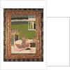 Portrait of Maharaja Savant Singh with Consort, Bani Thani, mid-1700s by Nihal Chand (attributed to)