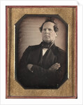 Portrait of Man Leaning Away from Camera, late 1840s by Unidentified Photographer