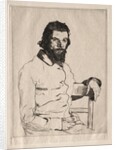 Portrait of Meryon, Seated by Félix Bracquemond